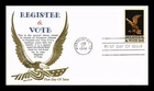 US COVER REGISTER AND VOTE FIRST DAY ISSUE KHOL KRAFT
