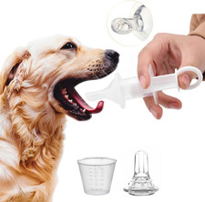 Soft Tip Cat Dog Syringe Bottles - Oral Pet Feeding Kit for Nursing Puppies