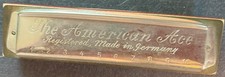 Vintage WW2 era F.R. Hotz: "The American Ace" Harmonica, Made in Germany