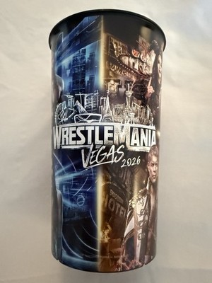 WWE WWF AEW WrestleMania 2026 I WAS THERE Collector's Cup Las