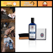 Leather Conditioner Kit for Shoes - Brush Polishing Cloth, Restore Protect