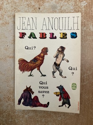 Fables by Jean Anouilh (1962 Paperback) French