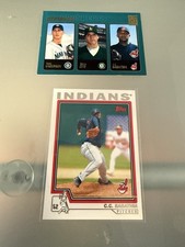 2001 Topps Chrome - Prospects C.C. Sabathia, Barry Zito + 2003 Topps C.C