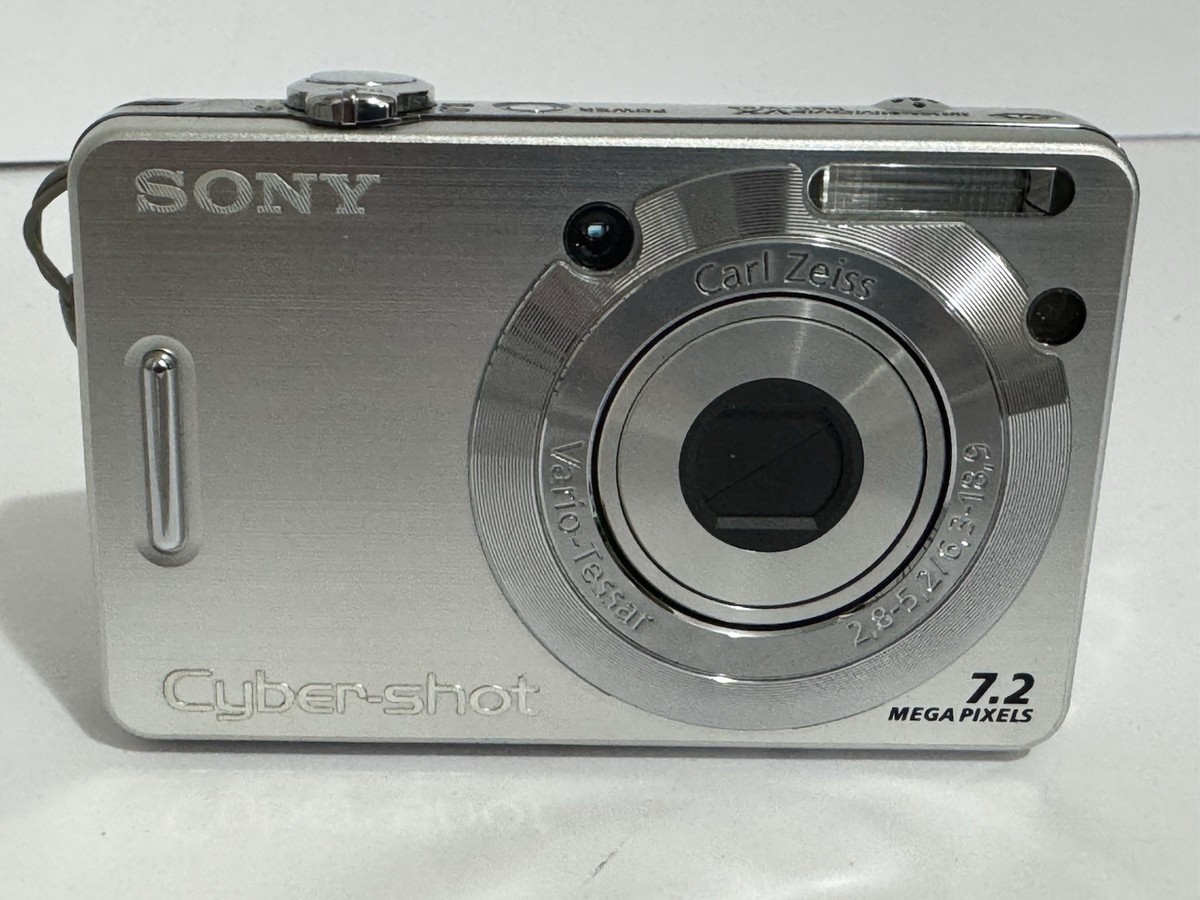 Sony Cyber-shot DSC-W55 7.2 MP Compact Digital Camera Silver 3x