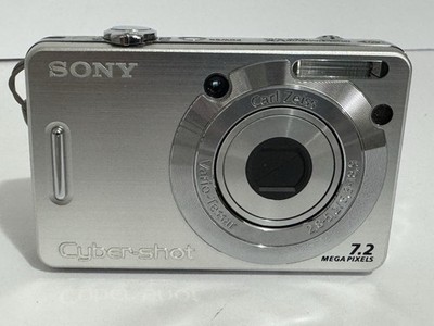 Sony Cyber-shot DSC-W55 7.2 MP Compact Digital Camera Silver 3x