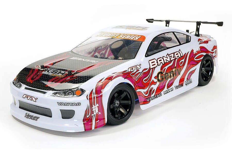FTX 1:10 Banzai S15 Nissan Silvia Style 4WD RTR RC Nitro Drift Car