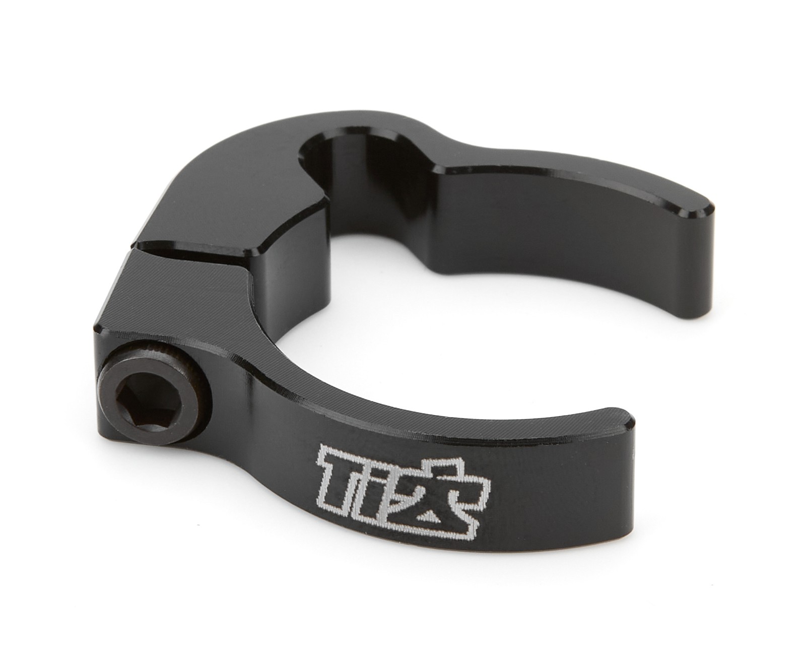 Ti22 PERFORMANCE Brake Line Clamp 1.38in Aluminum Black TIP4532