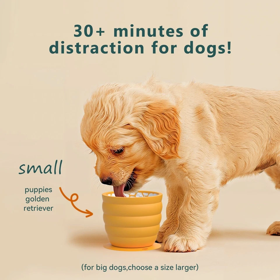 Hot Slow food bowl with suction cup for dogs, anti choking and slow eating bowl - Image 3 of 4