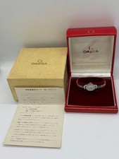 Omega Devil K14WG Manual Wind Women's Watch Silver Dial Box Included