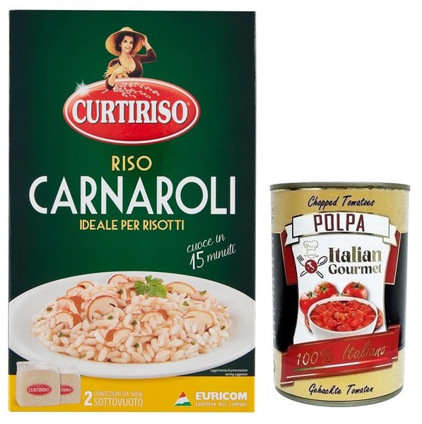 Curtiriso Carnaroli Reis 100% Italienischer Reis Risotto 1Kg+Polpa-image