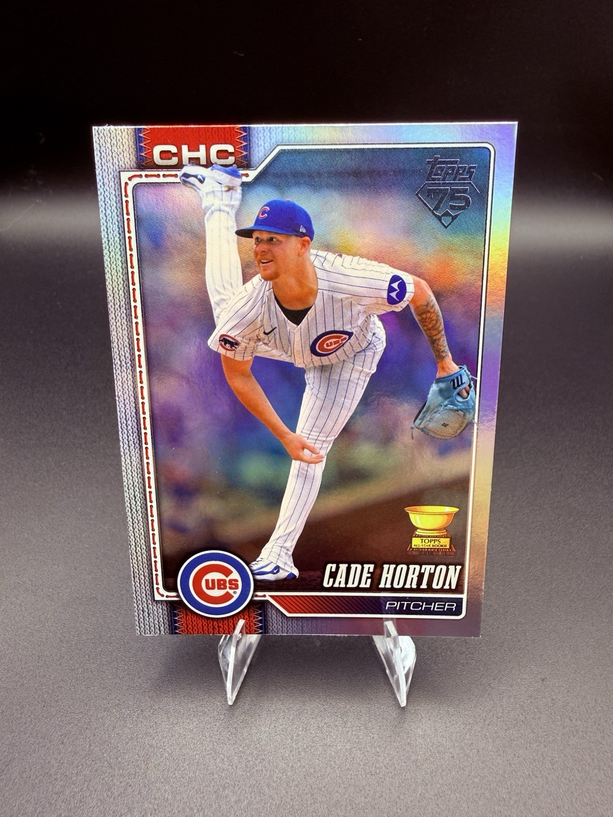 2026 Topps Series 2 Cade Horton Rookie Gold Cup Rainbow Foil #632 Chicago Cubs