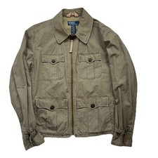 Polo Ralph Lauren Green Jacket Military Utility S Safari Field Coat Army