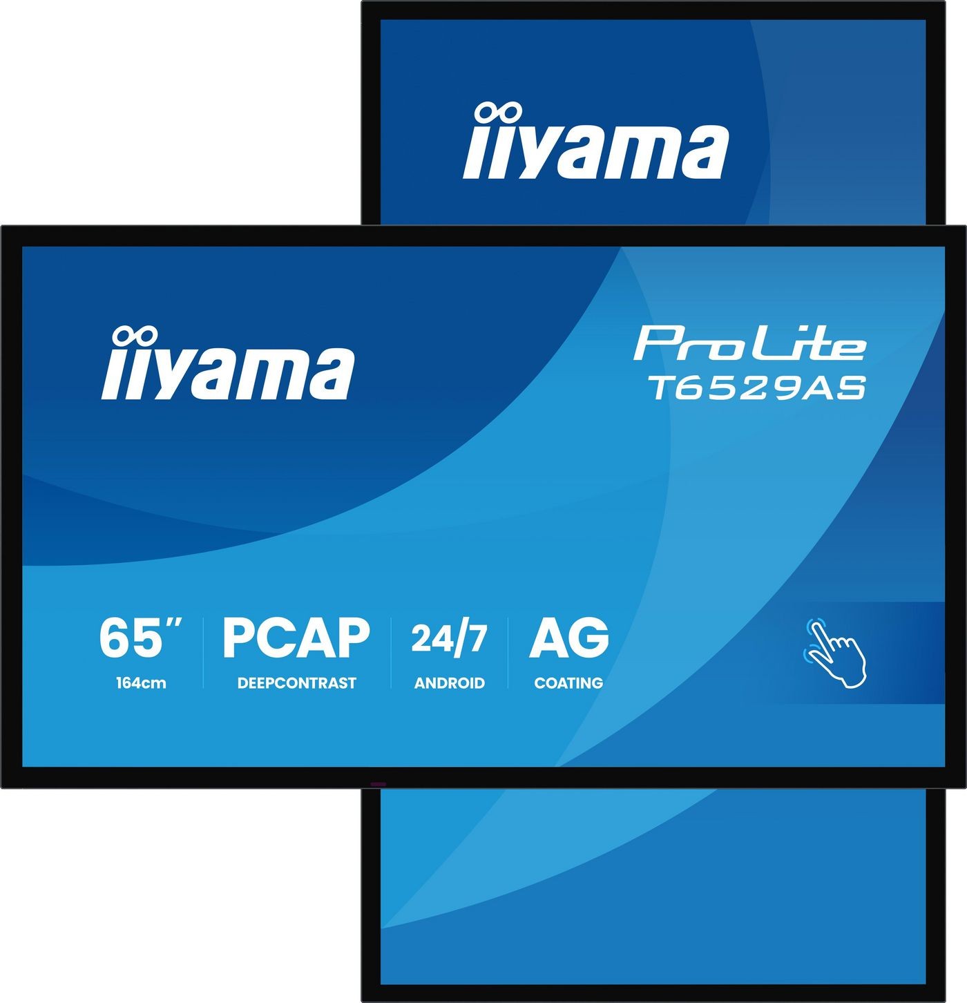 iiyama LFD ProLite T6529AS-B1AG (3840 x 2160 Pixel, 64.50"), Digital Signage, Schwarz - Bild 2