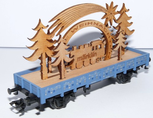 Märklin H0 48409 ++ Weihnachtswagen 2009 mit Holzeinsatz ++ #F2_14 | Zustand: Gebraucht