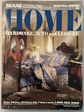 Sears Catalog 1990 Vintage Home Big Book Original Fall Winter Mail Order Goods