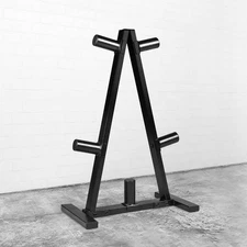 Olympic Weight Plate Rack, a Frame Weight Plate Tree for 2-Inch Olympic Weight P