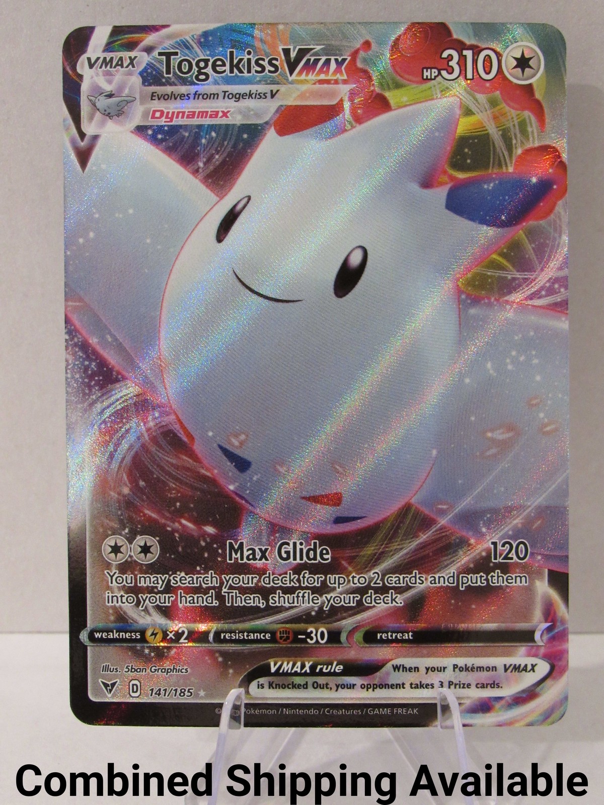 Togekiss VMAX 141/185 SWSH04: Vivid Voltage NM Full Art English 12205