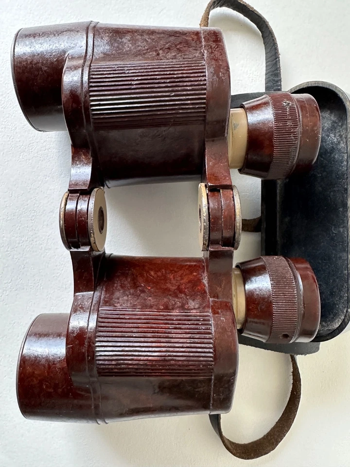 Fernglas Dienstglas WK 2 Emil Busch cxn 6 x 30 Bakelit sehr selten - Bild 2 von 4
