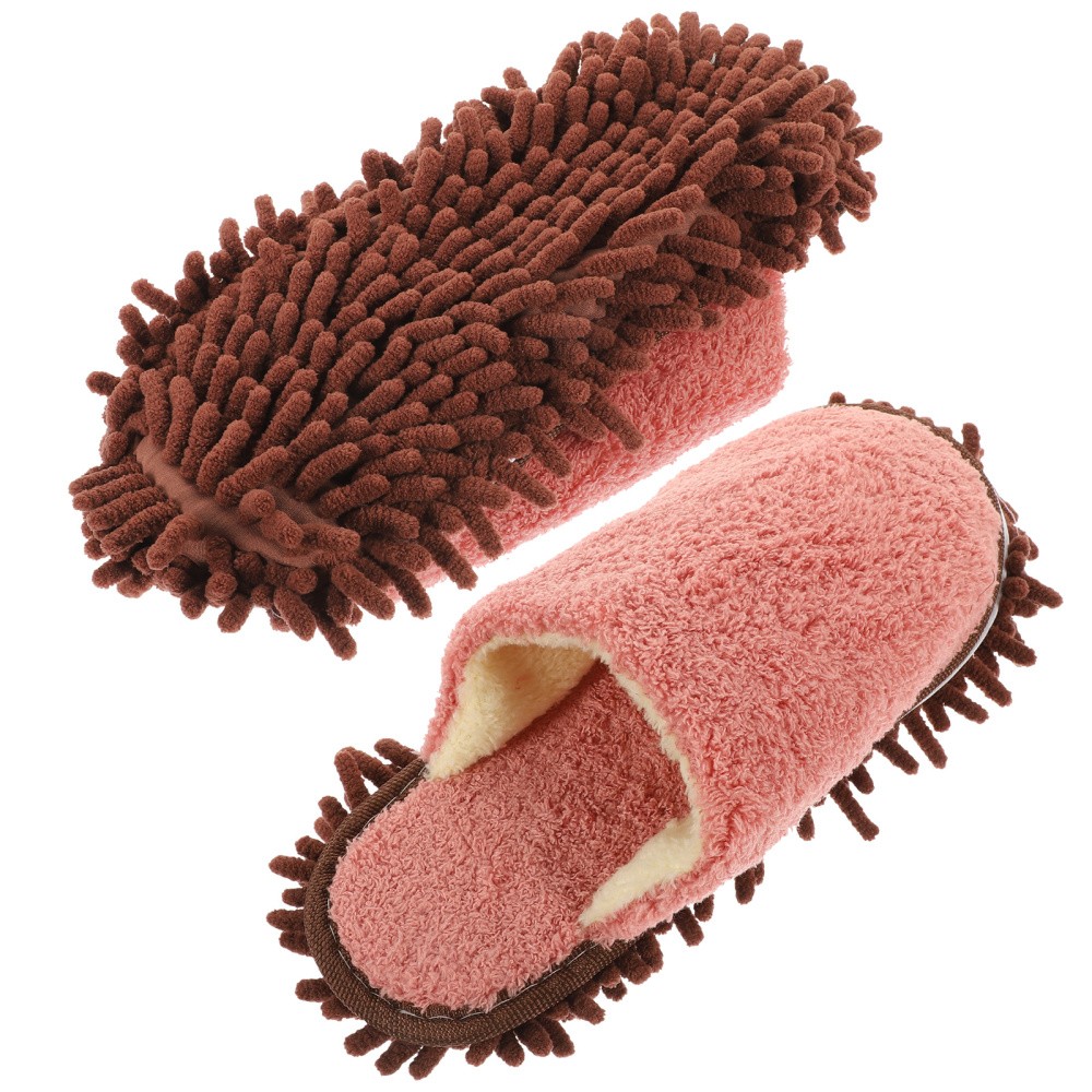 APL Pantofole in Pile Modelli Invernali Spazzatrici per Casa Pavimento Moppers