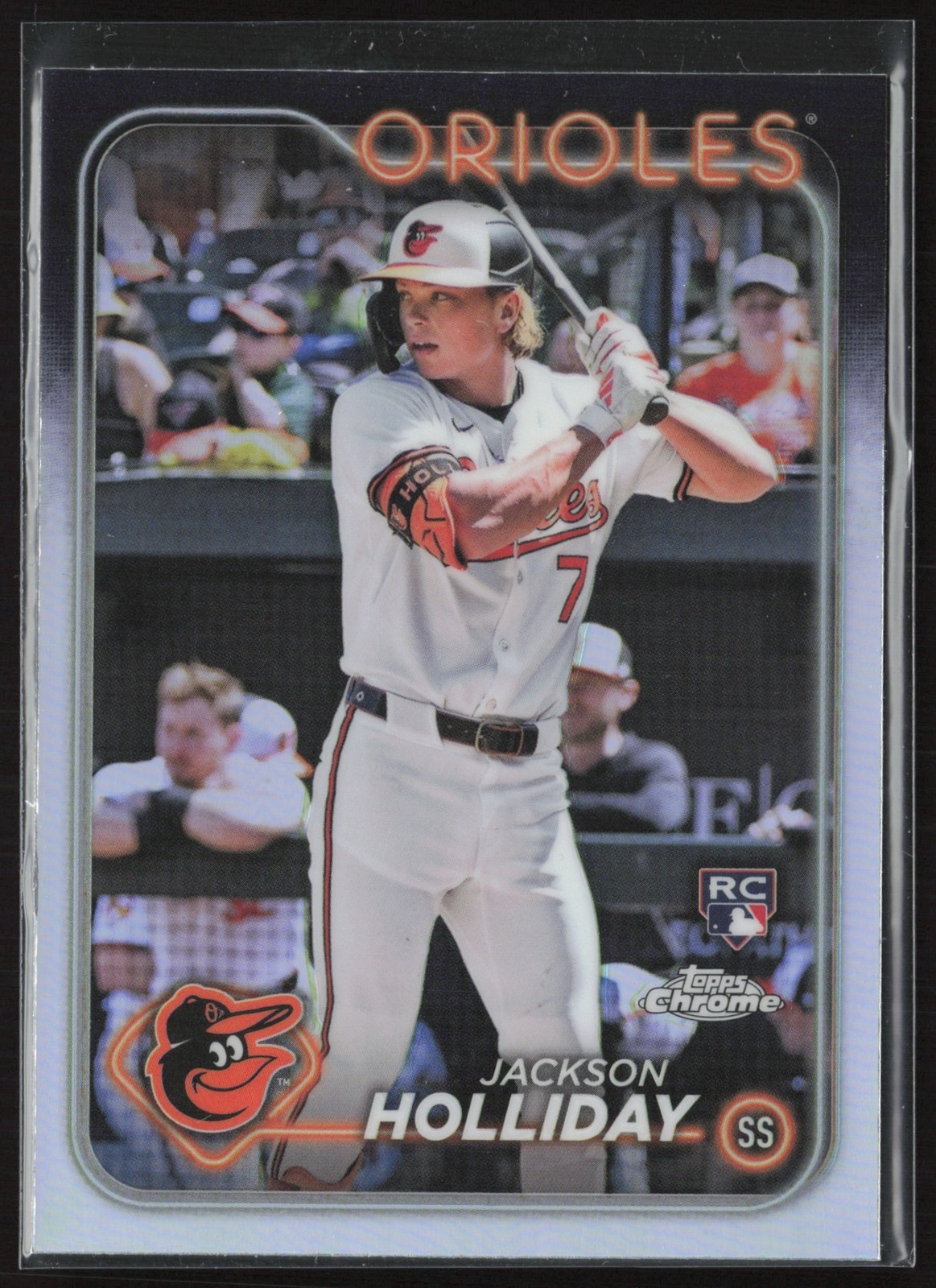 2024 Topps Chrome Jackson Holliday Refractor Baltimore Orioles #88 RC