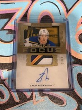 Zach Dean 25/49 Rookie Focus 2024-25 Upper Deck Premier St. Louis Blues (JD1)