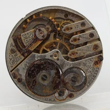 ELGIN 12016191, 17j GRADE 241, 16s POCKET WATCH MOVEMENT FOR REPAIR (LV)