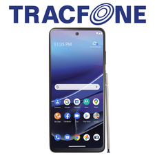 Motorola Moto G Stylus 5G 2022 128GB Steel Blue TracFone Locked Good