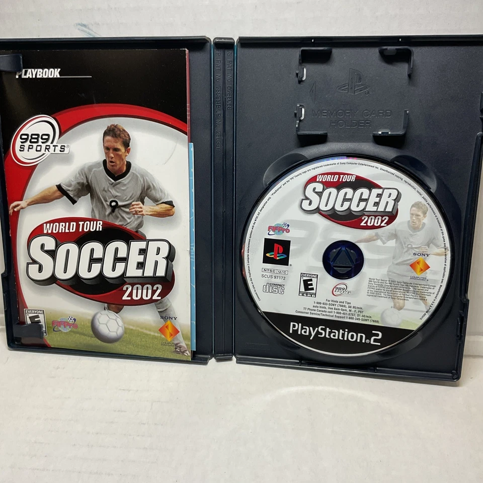 CIB WORLD TOUR SOCCER 2002 PS2 SONY PLAYSTATION 2 VIDEO GAME - Image 3 of 4
