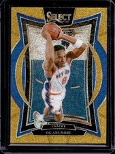 2024-25 Panini Select OG Anunoby Concourse Gold Glitter Prizm #11 Knicks
