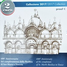 [#1065474] Italy, 2 Euro, San Marco, 2017, Rome, BE, MS, Bi-Metal, lic