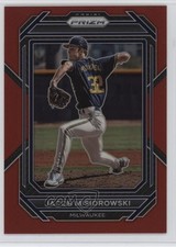 2023 Panini Prizm Red Prizm /199 Jacob Misiorowski #108