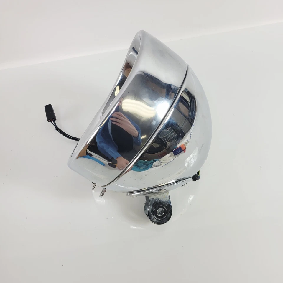 OEM Harley-Davidson cromo 7" cubo de faros - CVO SOFTAIL DELUXE 2014-2015 Foto 3 de 4