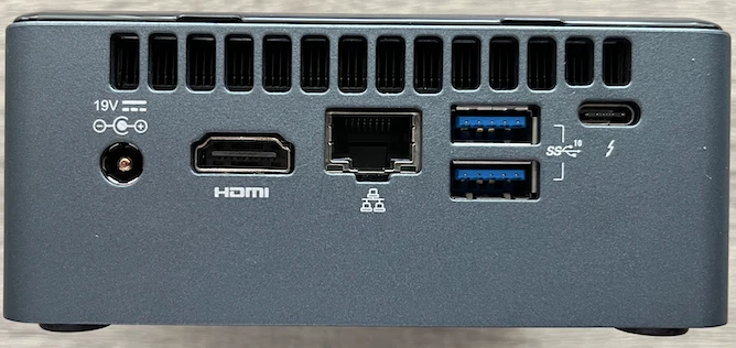 Intel NUC BOXNUC8I3BEH2 (Intel Core i3-8109U, RAM 16GB) Nero - SSD + slot - Immagine 3 di 4