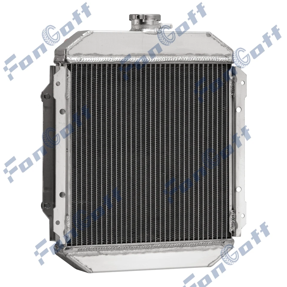 FOR 1970-76 DATSUN 1200 B110 B210 A12 A12T 1.2L I4 MT 3-Row Radiator+Shroud Fan Foto 3 de 4
