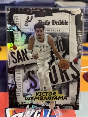 2025-26 Topps NBA Victor Wembanyama Daily Dribble Rainbow Foil #DD-11 Spurs