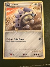 Pokemon TCG Lairon 37/102 HS—Triumphant HGSS4 NM on eBay