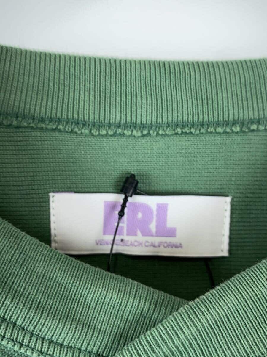 ERL / Tシャツ/XS/コットン/グリーン/無地/ERL06-T022 ERL06-T022 Green Solid Cotton T-Shirt in XS Size | eBay