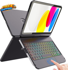 Touch Keyboard Case for Ipad A16 11Th Generation 11 Inch 2025 10Th Gen 10.9 Inch