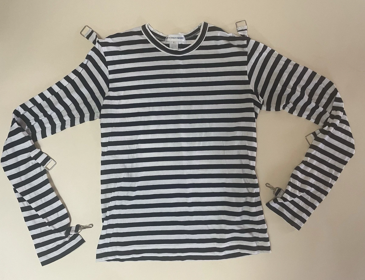 【COMME des GARÇONS】L/S Tops 10ss Long Sleeve Comme Des Garcons Striped T-Shirts for Men for sale | eBay