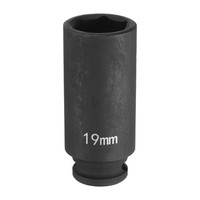 Tiefer Schlagschrauber-SteckschlüSsel, 3/8 Zoll Antrieb, 19 Mm 6-Kant 65 Mm Lang