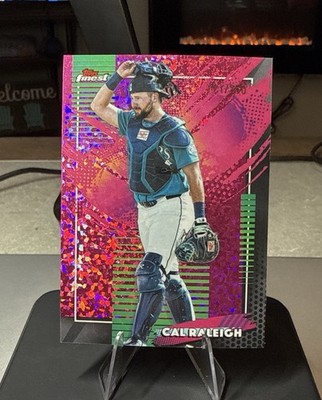 2026 Topps Finest Cal Raleigh Pink Mini Diamond Refractor /250 #208 Seattle