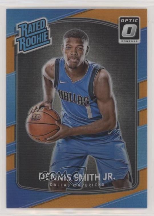 2017 Panini Donruss Optic Rated Rookie Orange Prizm 47/199 Dennis Smith Jr 2ct