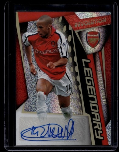 2020 Panini Revolution Soccer Thierry Henry #LA-TH Legendary Auto