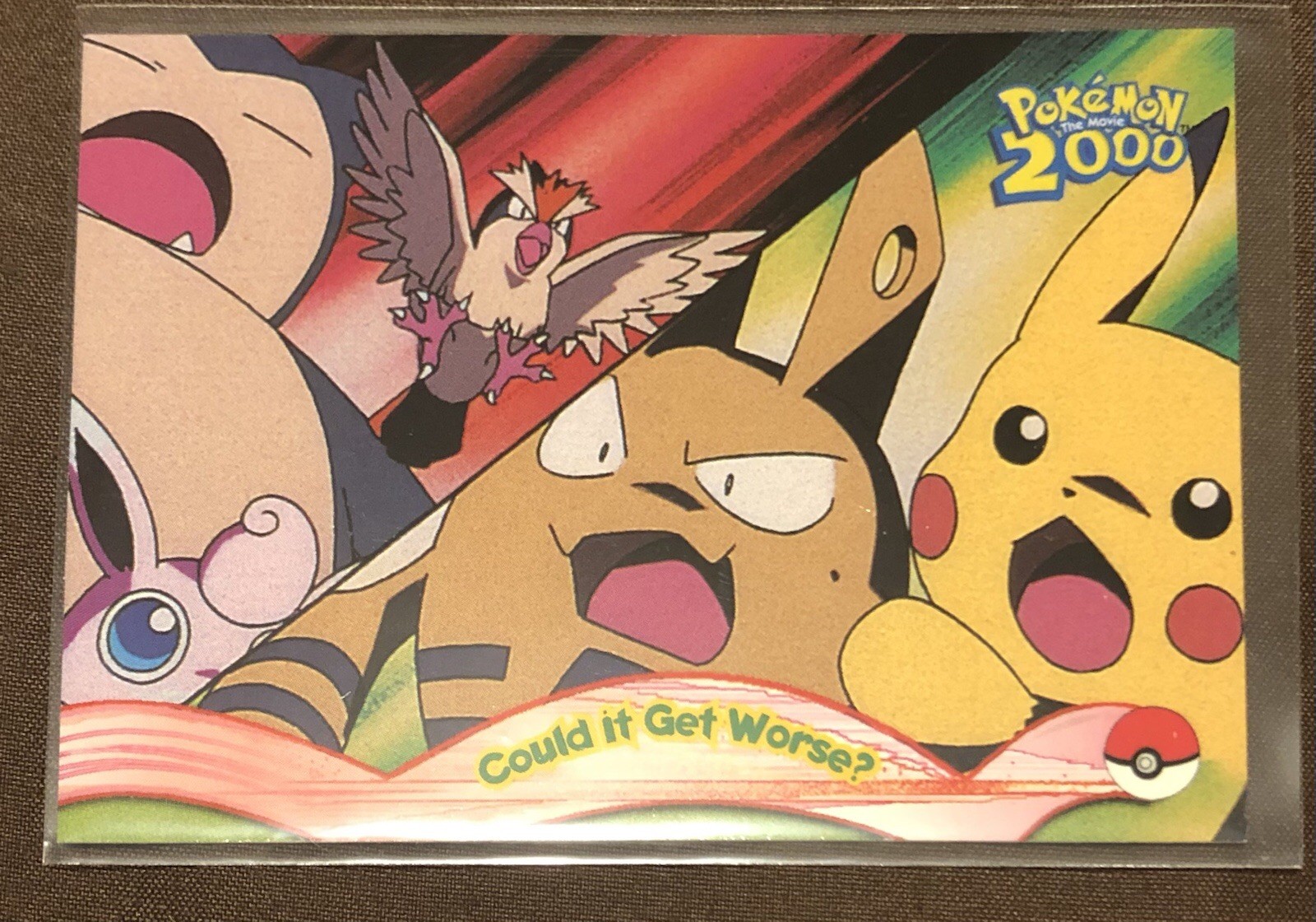 2000 Topps Pokémon The Movie 2000 "Could It Get Worse" #10