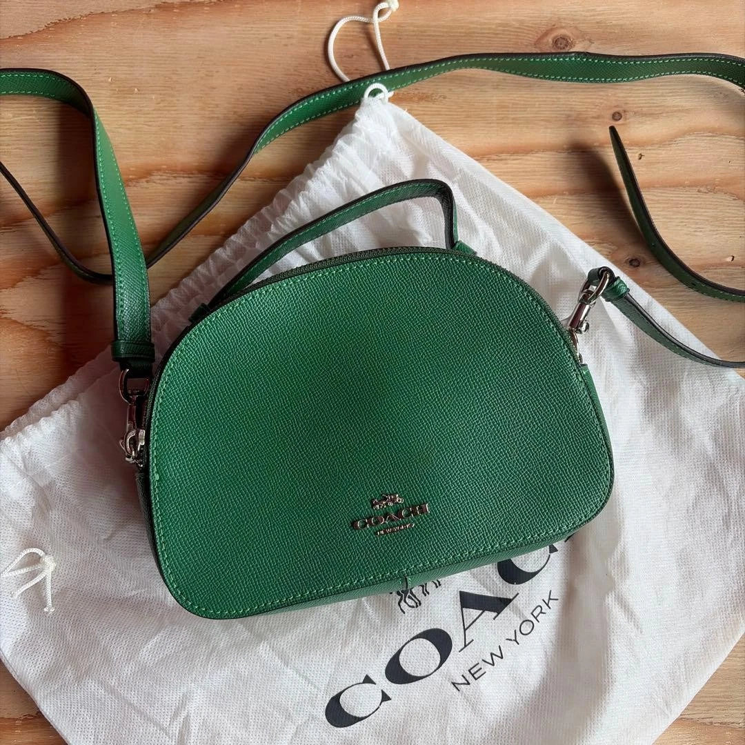 Coach ショルダーバッグ グリーンバッグ & ハンドバッグ 女性用 | eBay
