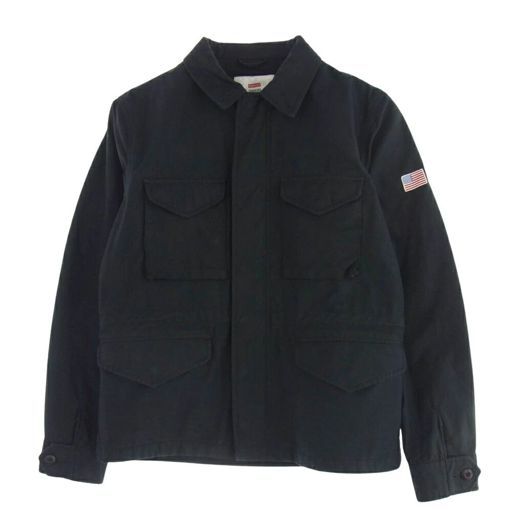 Veste militaire Supreme 10Ss M 51 noire M homme vêtement vintage occasion