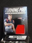 24 Panini Zenith Drake Maye Rookie Turning Pro Memorabilia See Pics Go Patriots