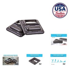 Aerobic Step Risers 2 Pack Black 16 Inch 2 In...