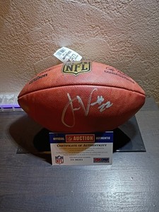 Jason Varrett  Chargers. 49ers. Autographed Duke Football Psa Authentic