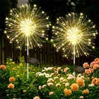 Solar LED Firework Fairy Light Outdoor Garden Decoration Lawn Pathway Light For 
